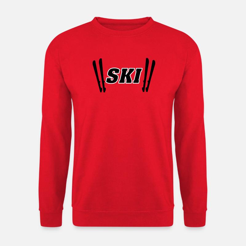 Skier - Unisex Pullover - Rot