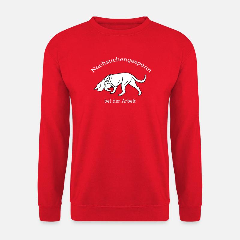 Nachsuchengespann - Unisex Pullover - Rot