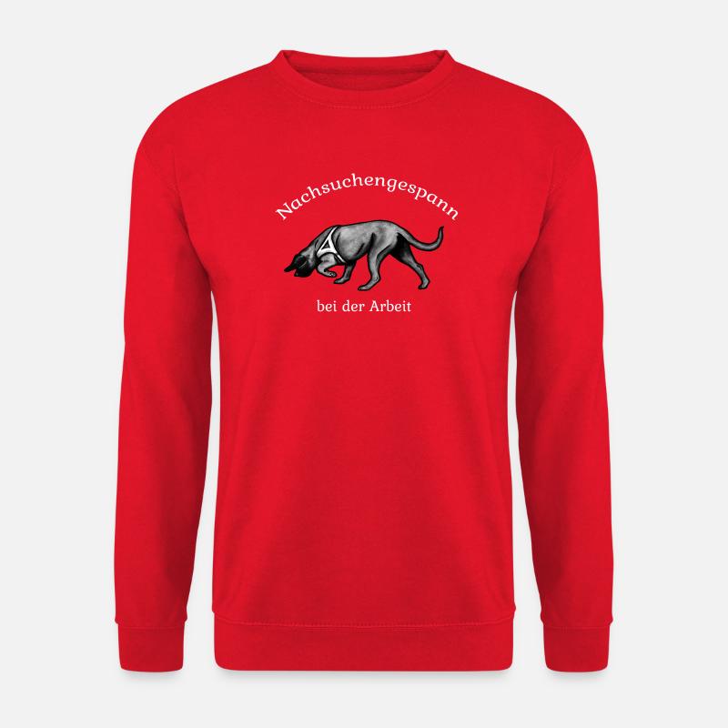 Nachsuchengespann - Unisex Pullover - Rot