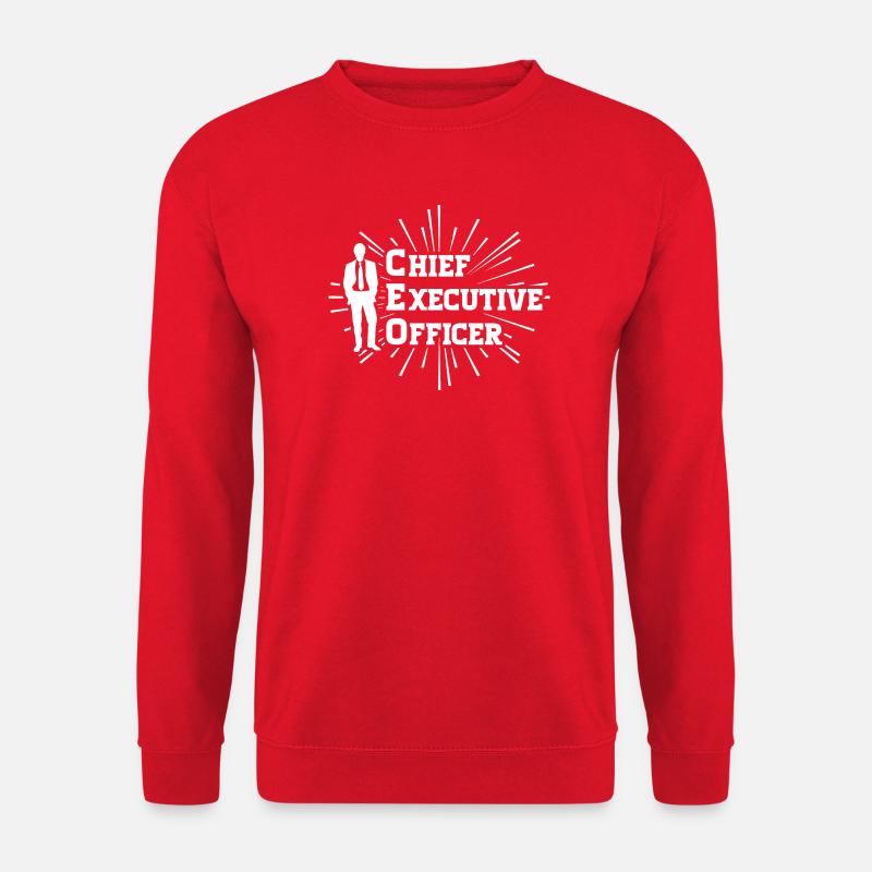 CEO - Chief Executive Officer - Unisex Pullover - Rot