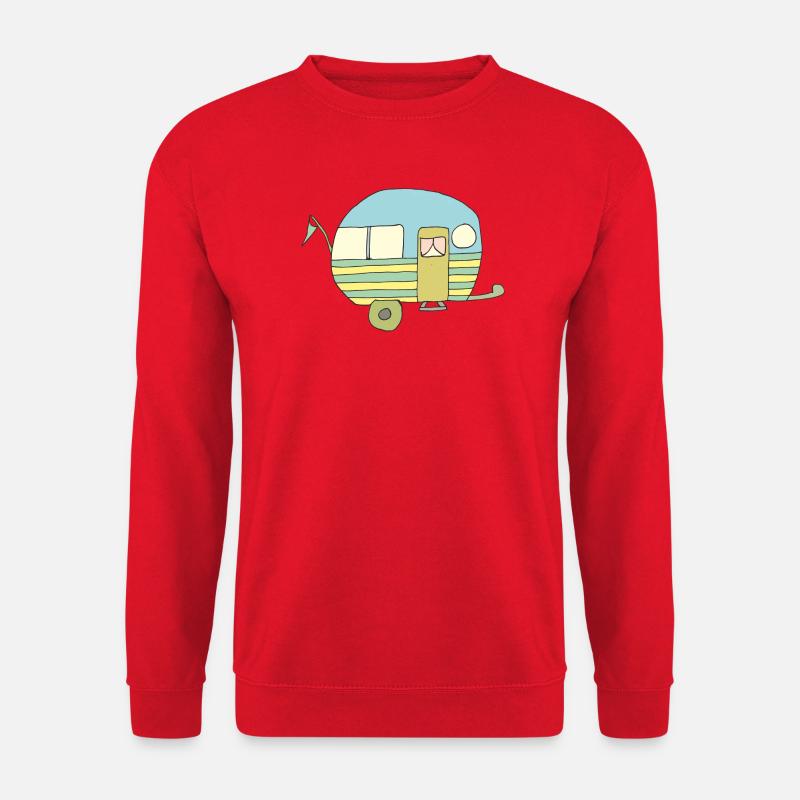 wohnwagen - Unisex Pullover - Rot
