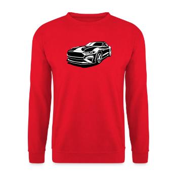 GT 500 - Sweat-shirt Unisexe - rouge - Devant - Alina (178cm) & Michal (187cm)