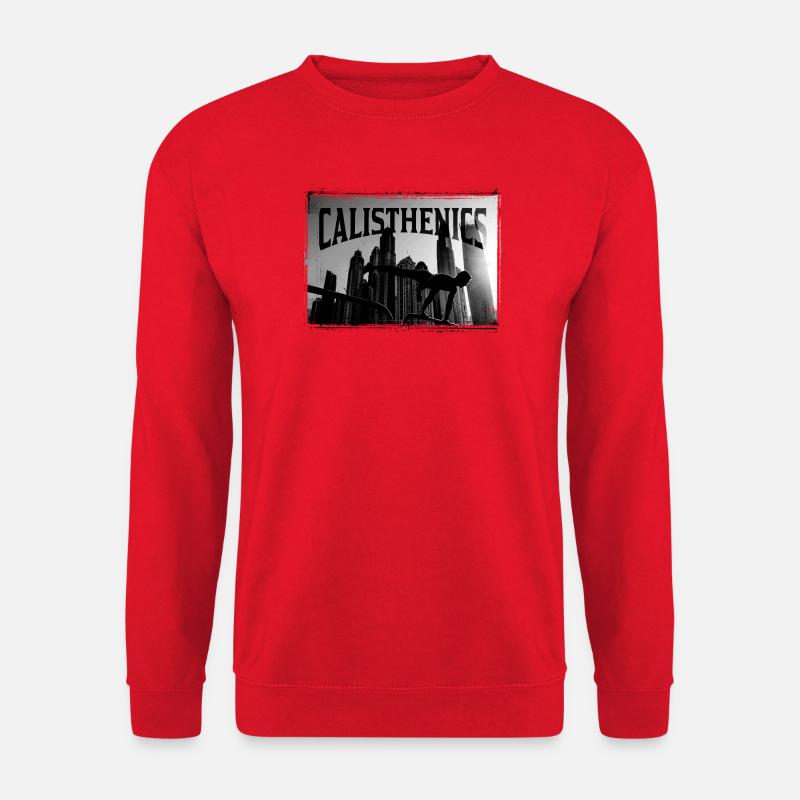 Calisthenics Skyline Grind - Unisex Pullover - Rot