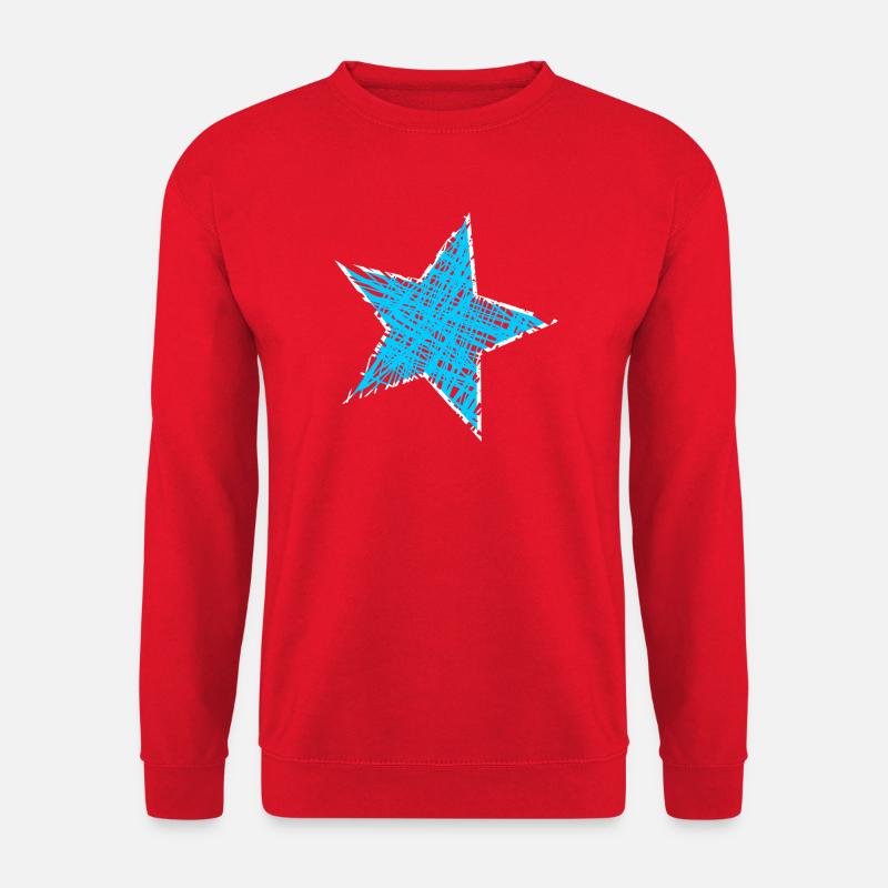 STERN. STERNE. STERN. STERNE. FEST. JAHRESTAG - Unisex Pullover - Rot