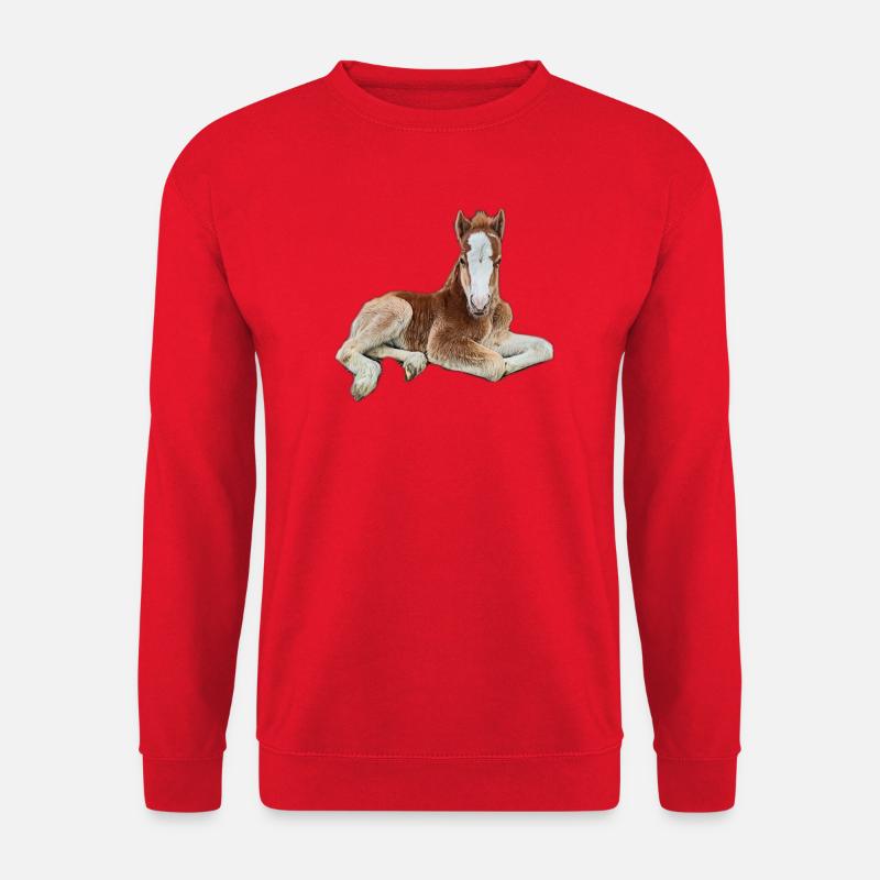 Fohlen - Unisex Pullover - Rot