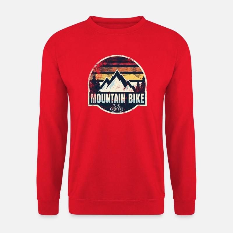 Patch rétro pour VTT - Sweat-shirt Unisexe - rouge