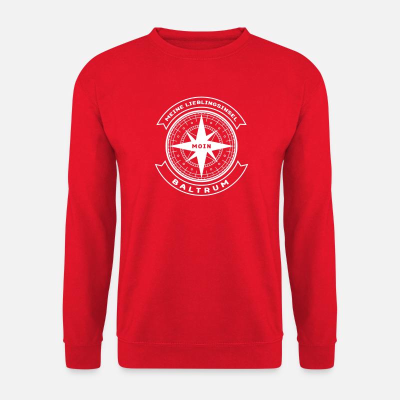Baltrum - Meine Lieblingsinsel - Unisex Pullover - Rot