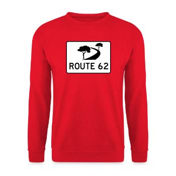 garden route - Unisex Pullover - Rot - Vorne - Alina (178cm) & Michal (187cm)
