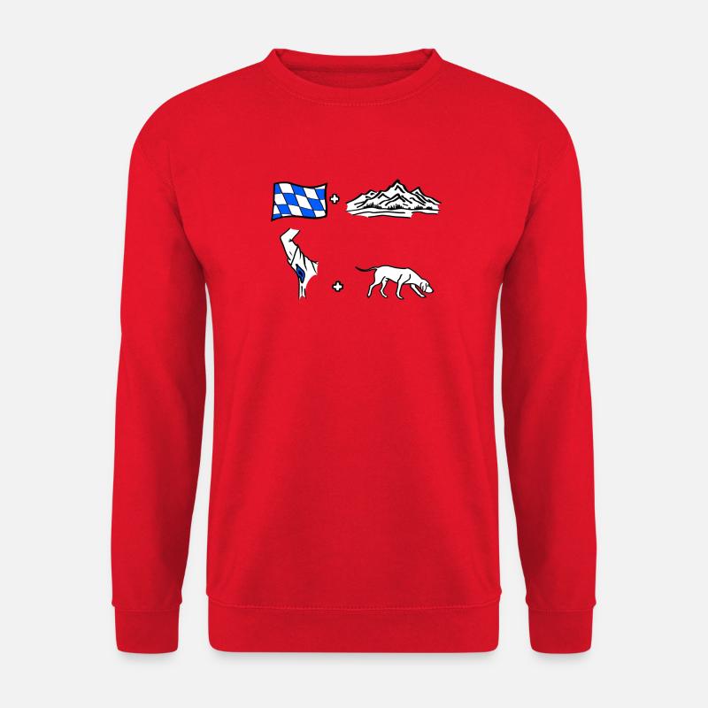 Bilderrätsel BGS - Unisex Pullover - Rot