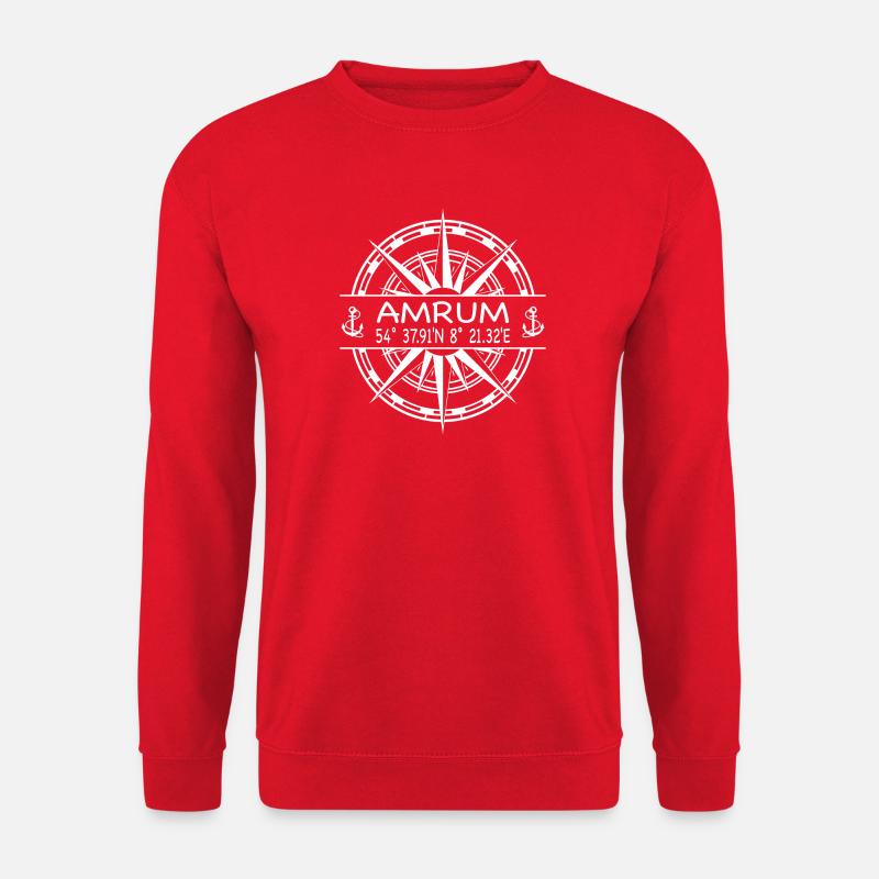 Amrum - Unisex Pullover - Rot