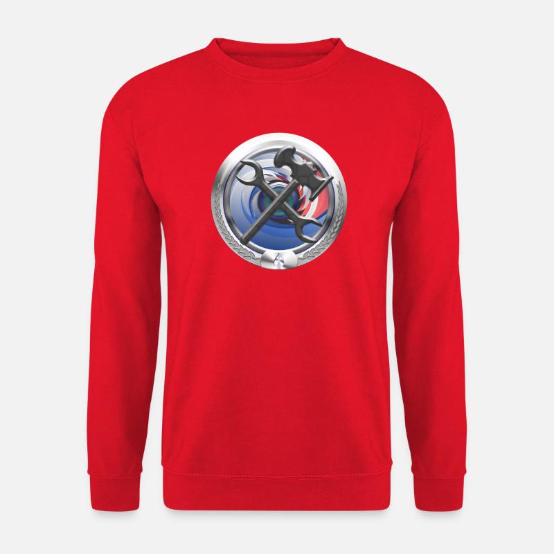 Craft Heating Water Sanitary Emblem - Unisex Sweatshirt - red