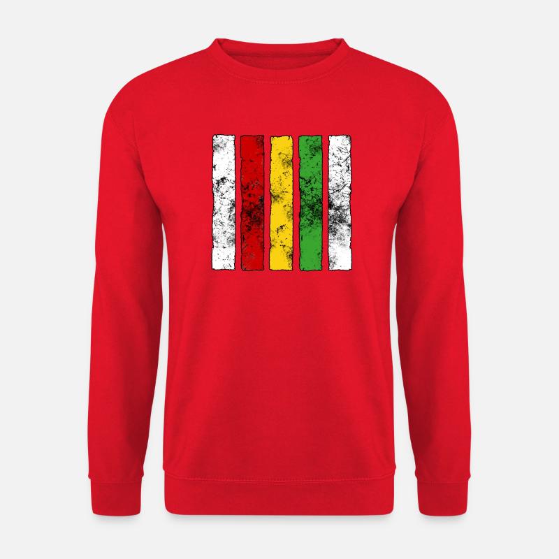 Reggae Zeichen - Unisex Pullover - Rot