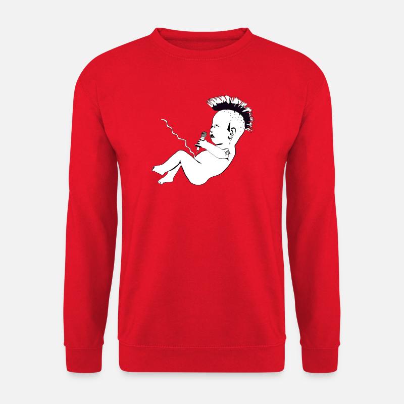 Punks not dead - Unisex Pullover - Rot