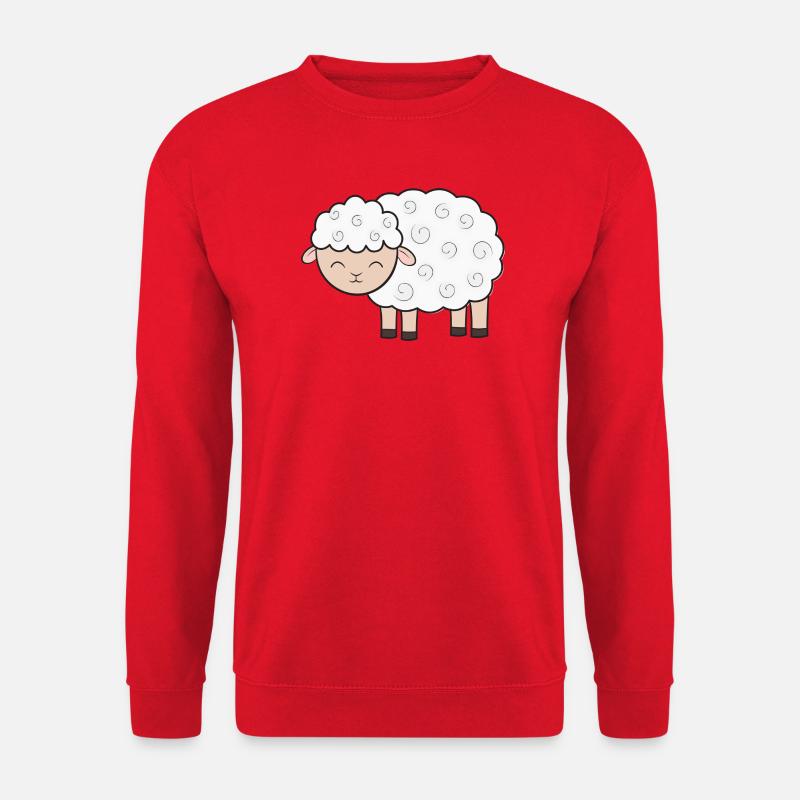 Schaf Schafe - Unisex Pullover - Rot