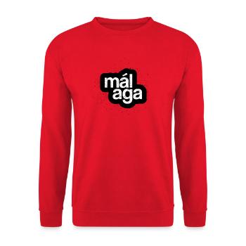 Malaga - Sweat-shirt Unisexe - rouge - Devant - Alina (178cm) & Michal (187cm)