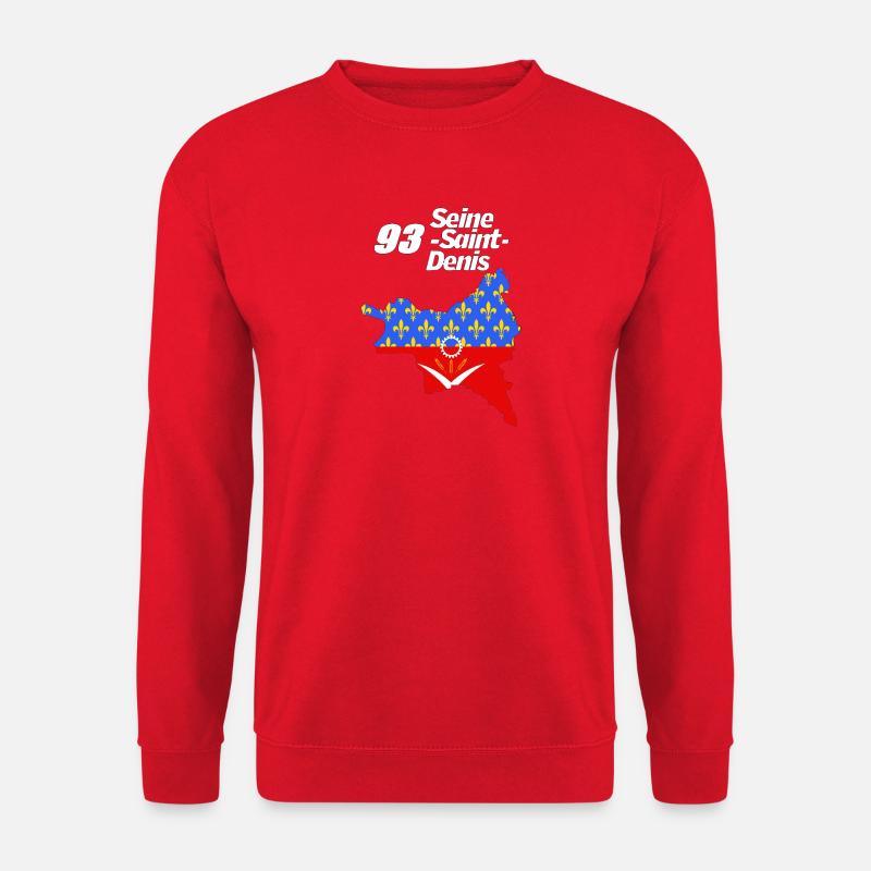 Seine Saint-Denis - Unisex Pullover - Rot