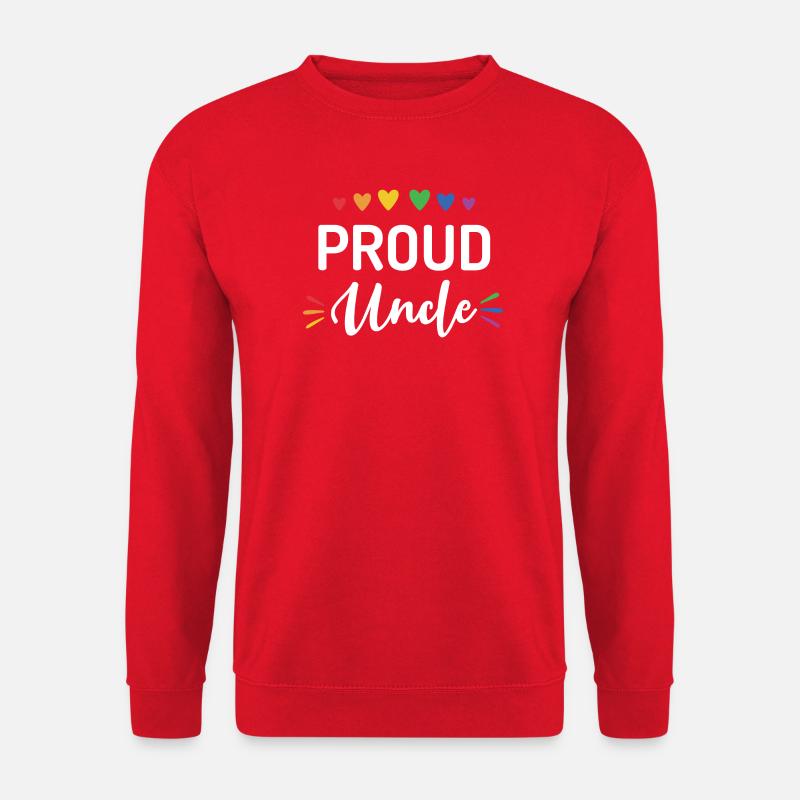 Stolzer Onkel - Unisex Pullover - Rot