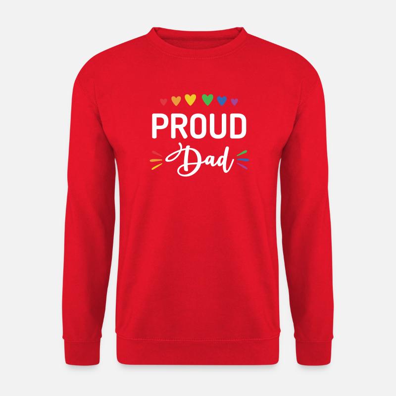 Stolzer Papa - Unisex Pullover - Rot