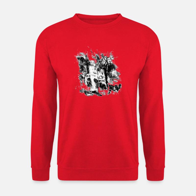 Waterfall - Unisex Sweatshirt - red