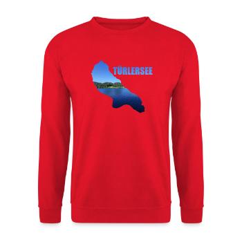 Türlersee, Tourismus, Schweiz, Natur - Unisex Pullover - Rot - Vorne - Alina (178cm) & Michal (187cm)