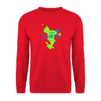 Mayotte - Unisex Sweatshirt - red - Front - Alina (178cm) & Michal (187cm)