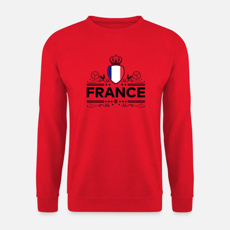 FRANKREICH - Unisex Pullover - Rot