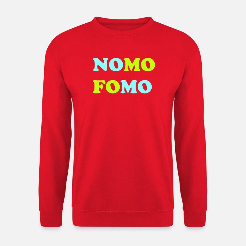 NOMO FOMO Neon Pop - Unisex Pullover - Rot