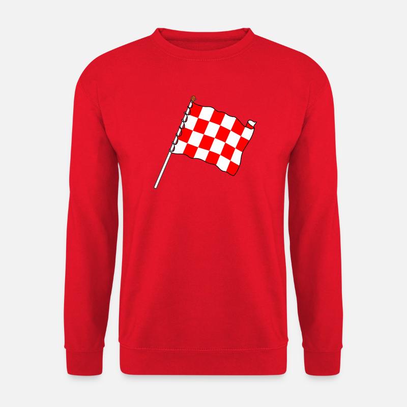 Flagge von Nordbrabant Brabant - Unisex Pullover - Rot
