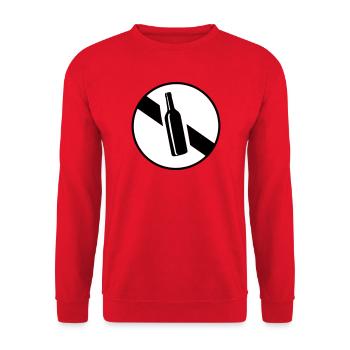 End of ban on drinking - Unisex Sweatshirt - red - Front - Alina (178cm) & Michal (187cm)