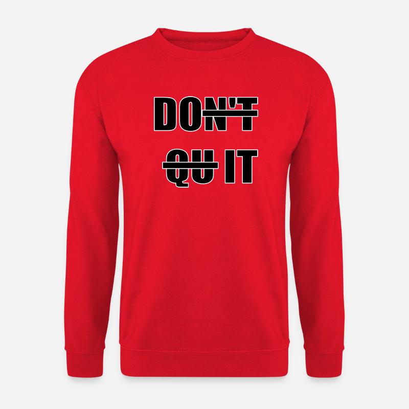 DO IT - Sweat-shirt Unisexe - rouge