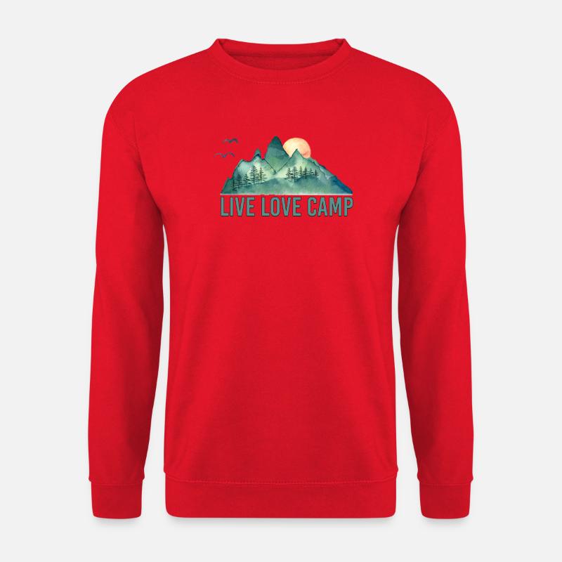 Live Liebescamp - Unisex Pullover - Rot