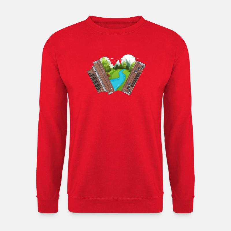 Styrian Harmonica Home | ZiachON! - Unisex Sweatshirt - red