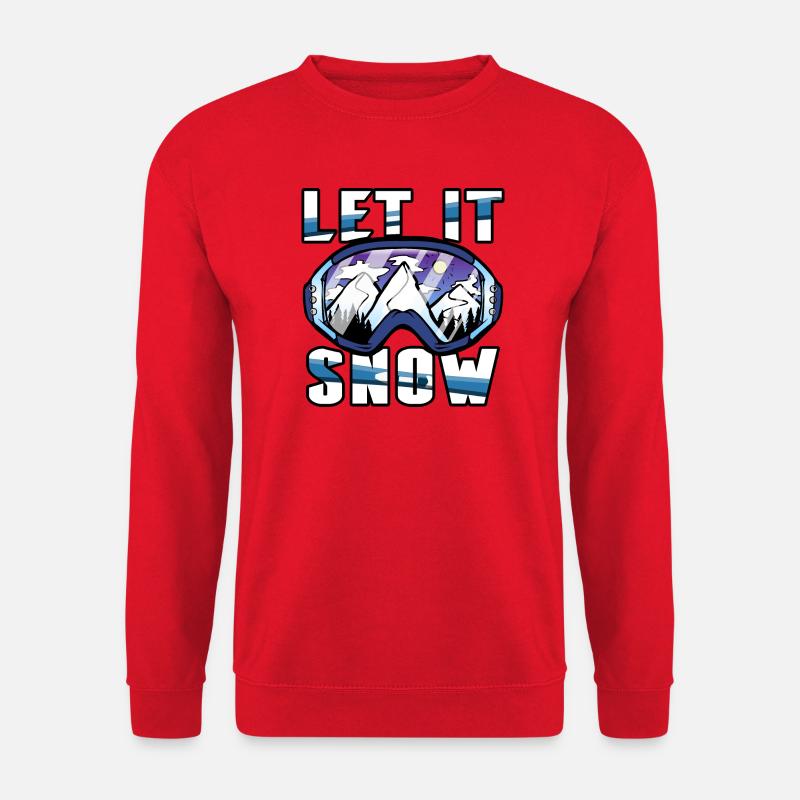 Wintersport Skilauf - Unisex Pullover - Rot