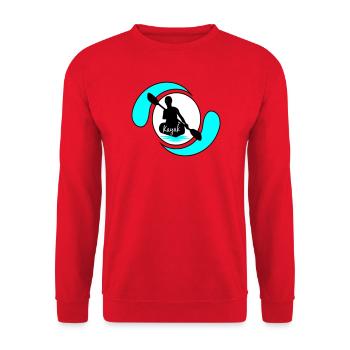 Kayak - Unisex Sweatshirt - red - Front - Alina (178cm) & Michal (187cm)