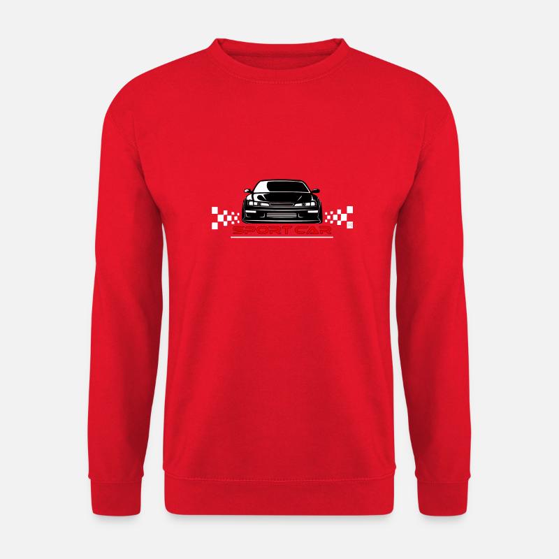 Sportwagen - Unisex Pullover - Rot