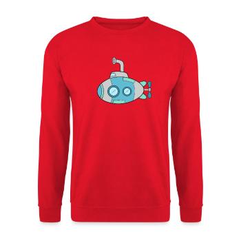 U-Boot - Unisex Pullover - Rot - Vorne - Alina (178cm) & Michal (187cm)