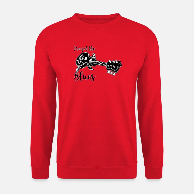 Ich habe den Blues - Unisex Pullover - Rot