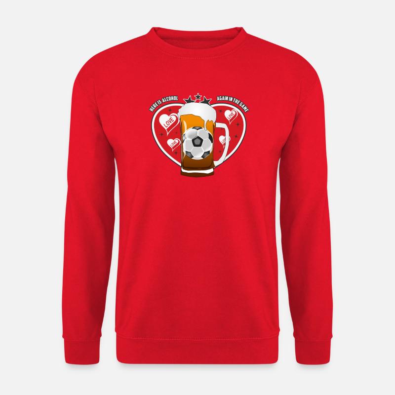 Alkohol im Spiel - Unisex Pullover - Rot