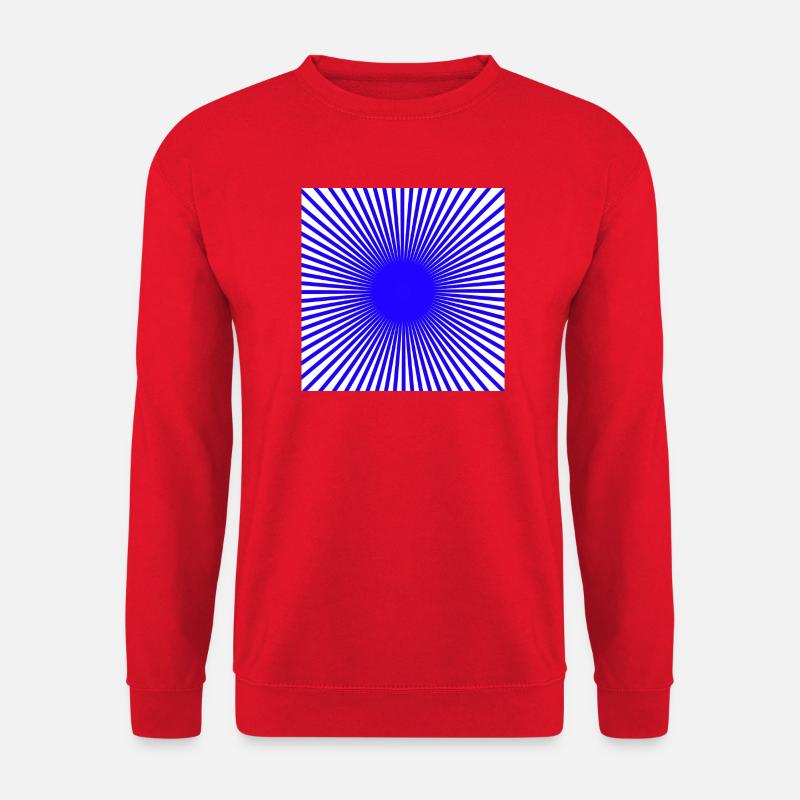 Blue Disc - Unisex Sweatshirt - red