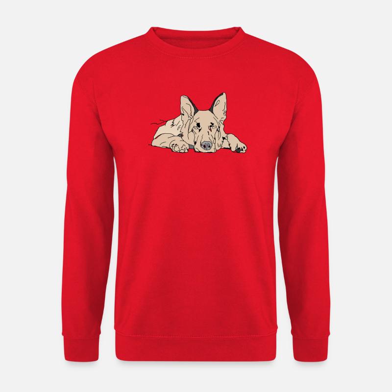 Schäferhund - Unisex Pullover - Rot