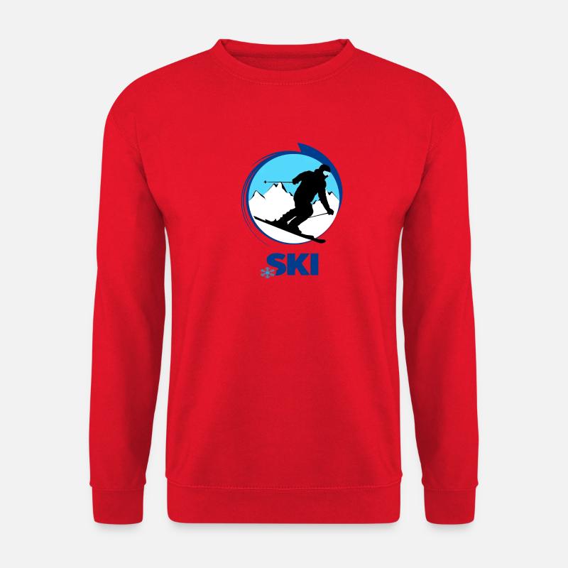 Ski - Unisex Pullover - Rot