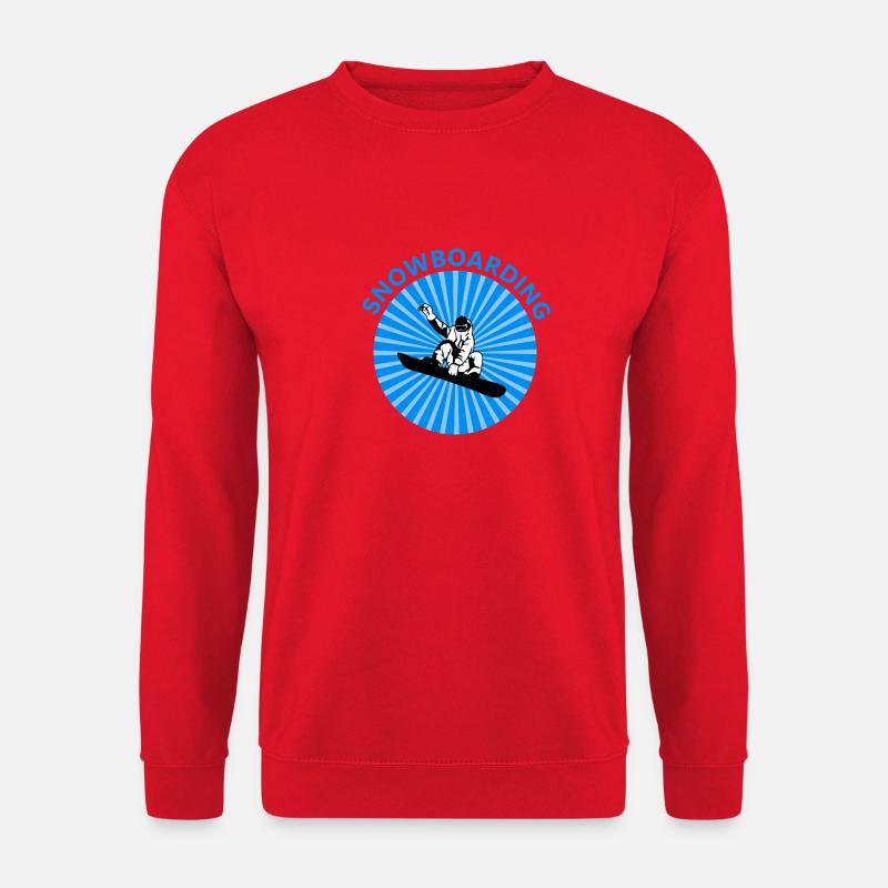 Snowboarden - Unisex Pullover - Rot
