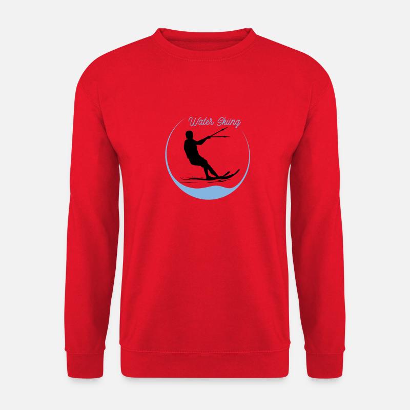 Wasserski - Unisex Pullover - Rot