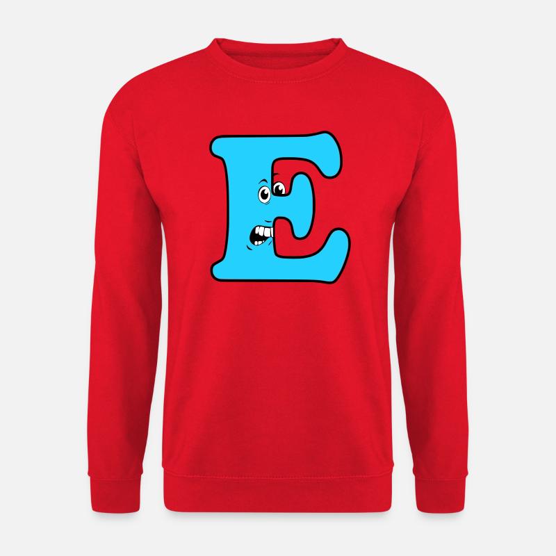 E - Unisex Pullover - Rot