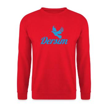 Dersim Türkei Tunceli Taube  - Unisex Pullover - Rot - Vorne - Alina (178cm) & Michal (187cm)