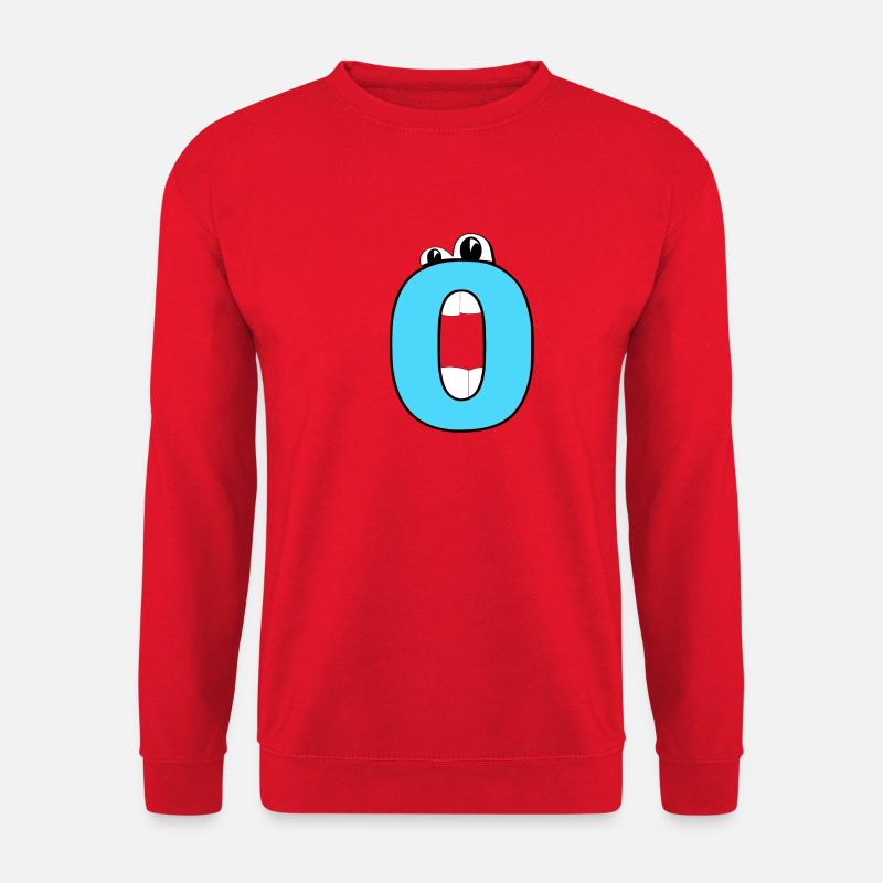 O - Unisex Pullover - Rot