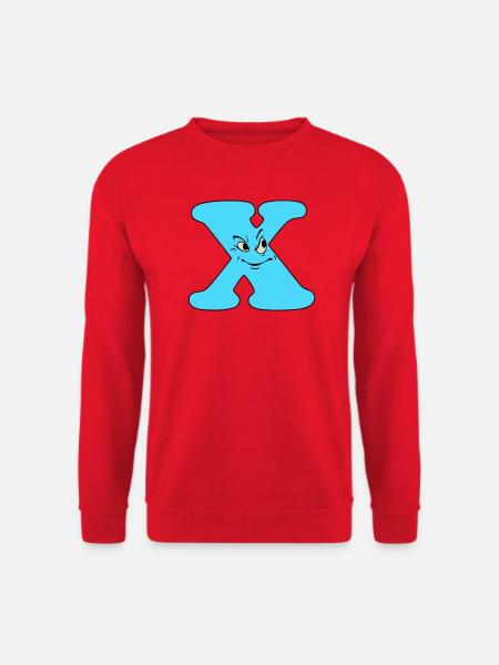 X - Unisex Pullover - Rot