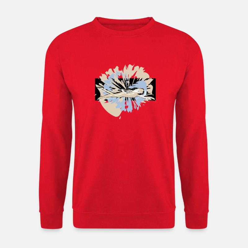 Perfektes Design für dein Schwimmoutfit - Unisex Pullover - Rot