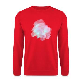 splash bunt farbe muster aufdruck comic style - Unisex Pullover - Rot - Vorne - Alina (178cm) & Michal (187cm)