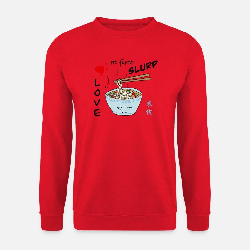 Reisnudeln Valentinstag - Unisex Pullover - Rot